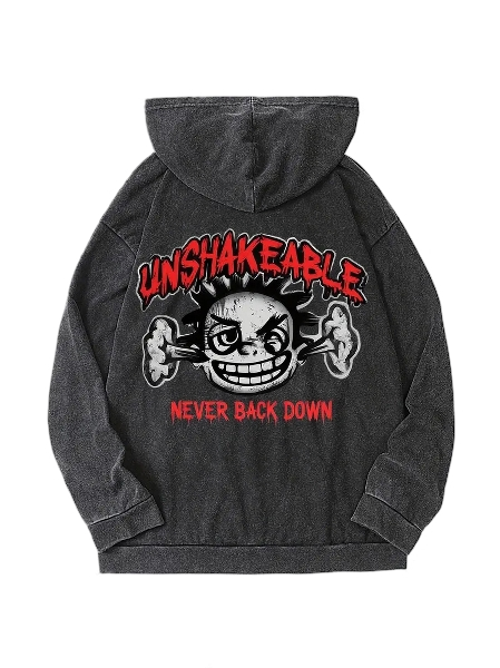 Unshakeable Washed Zip Up Hoodie