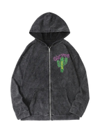 Cactus Zip Up Hoodie