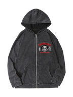 Unshakeable Washed Zip Up Hoodie