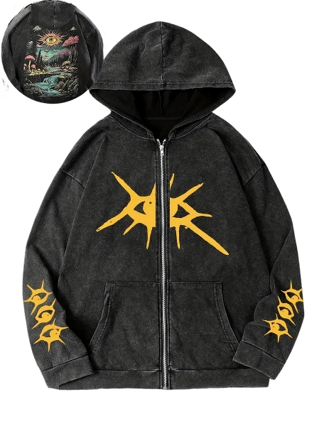 YelEye Zip Up Hoodie