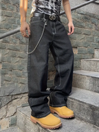 Vintage Washed Dark Jeans