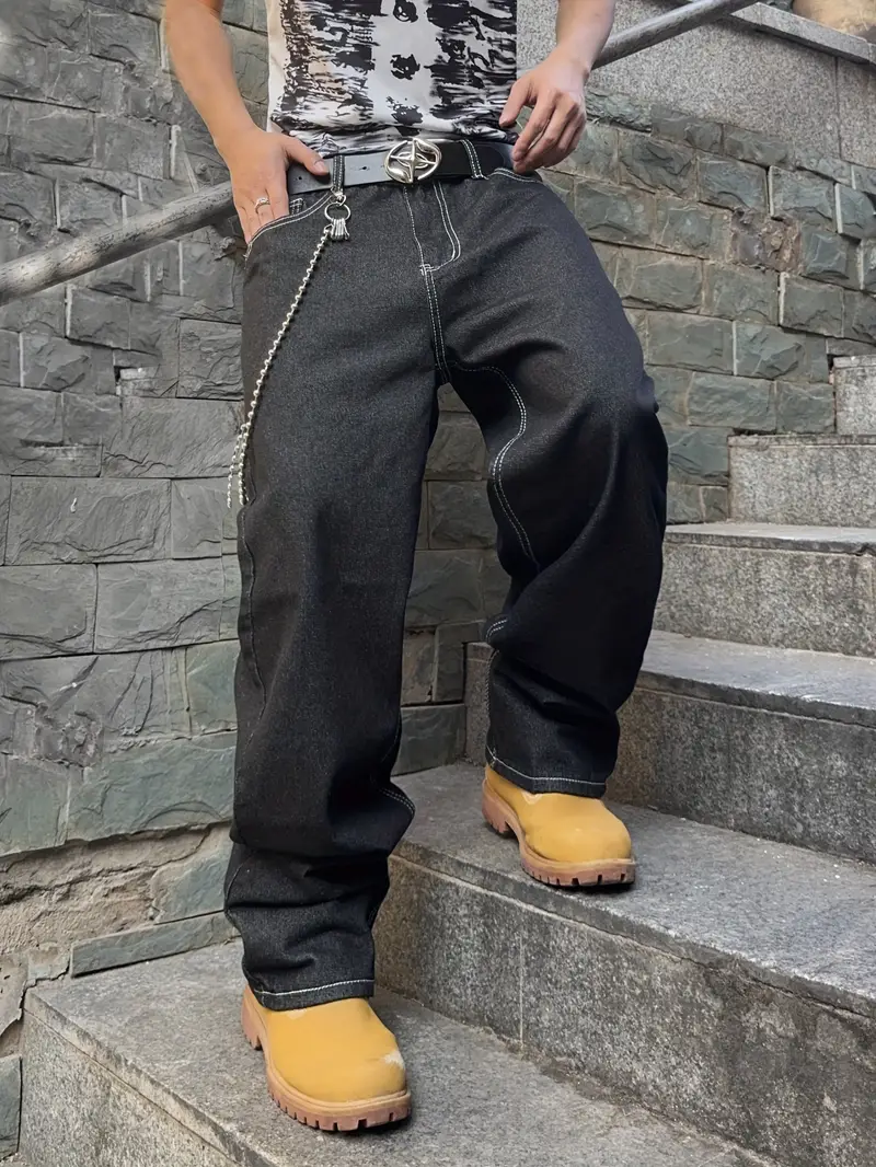 Vintage Washed Dark Jeans