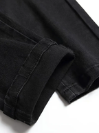 Men's Skinny Fit Stretch Jeans With Skull Head