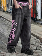 Pink ࿐ Baggy Jeans