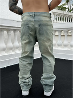 Washed Loose Jeans