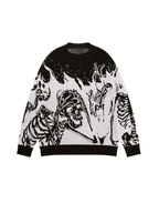 Skeleton Knitted Sweater