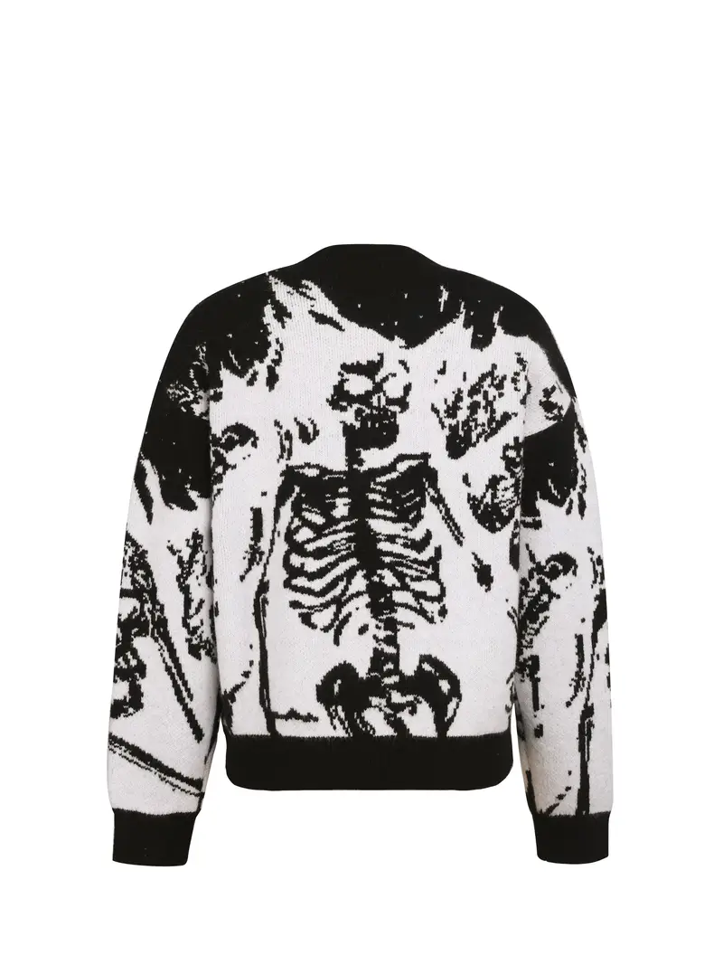 Skeleton Knitted Sweater