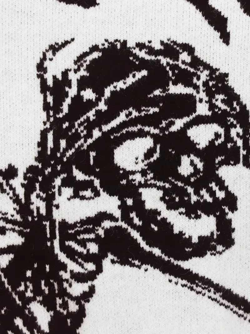 Skeleton Knitted Sweater