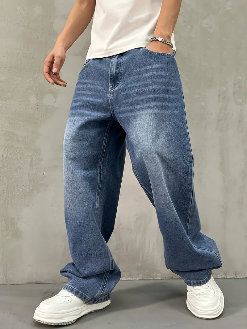 Blue Baggy Jeans