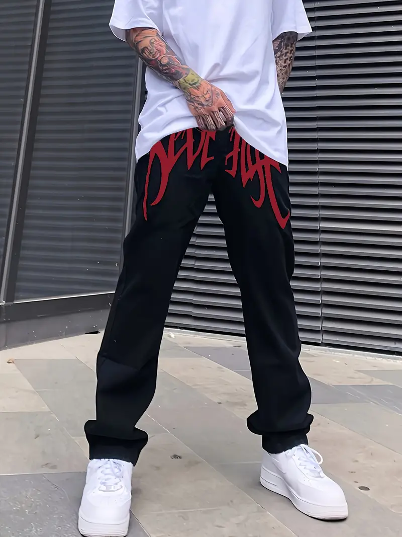 Alphabet Jeans ✯ Red/White/Violet