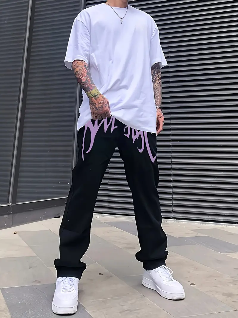 Alphabet Jeans ✯ Red/White/Violet