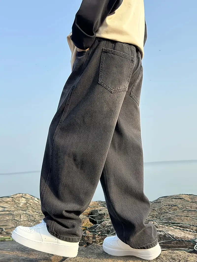 Black Baggy Jeans ₠