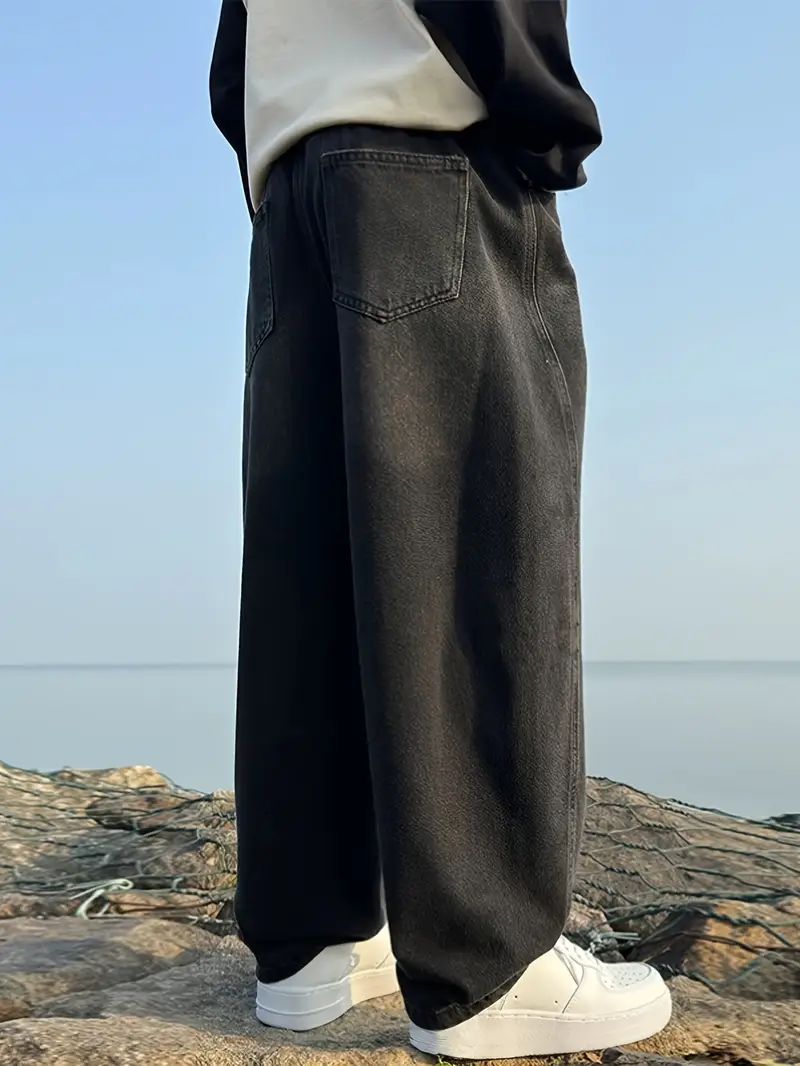 Black Baggy Jeans ₠