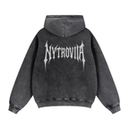 Nytrovia Zip-Through Boxy Fleece Hoodie