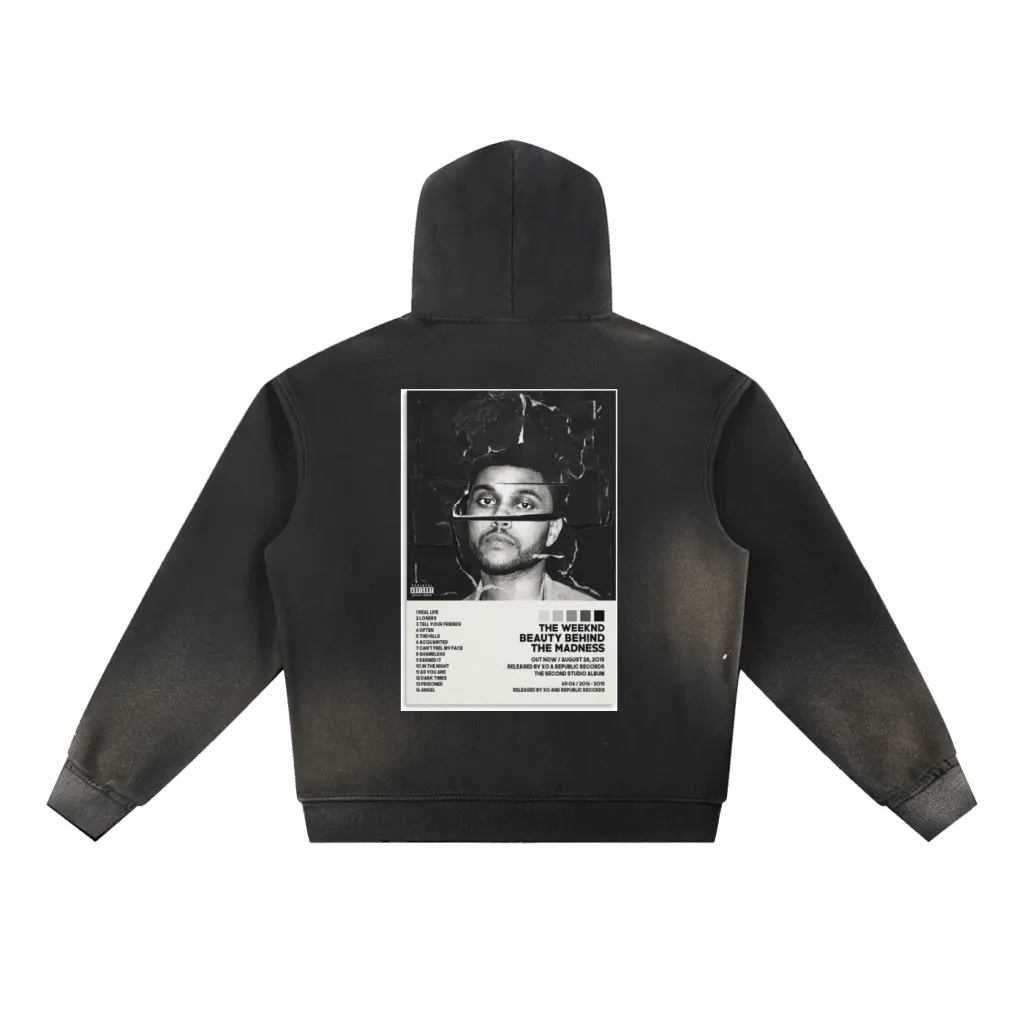 NYTROVIA NIGHTFALL EDITION — Distressed Heavy Hoodie